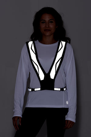 High Visibility Lycra Reflective Running Vest With Scotchlite