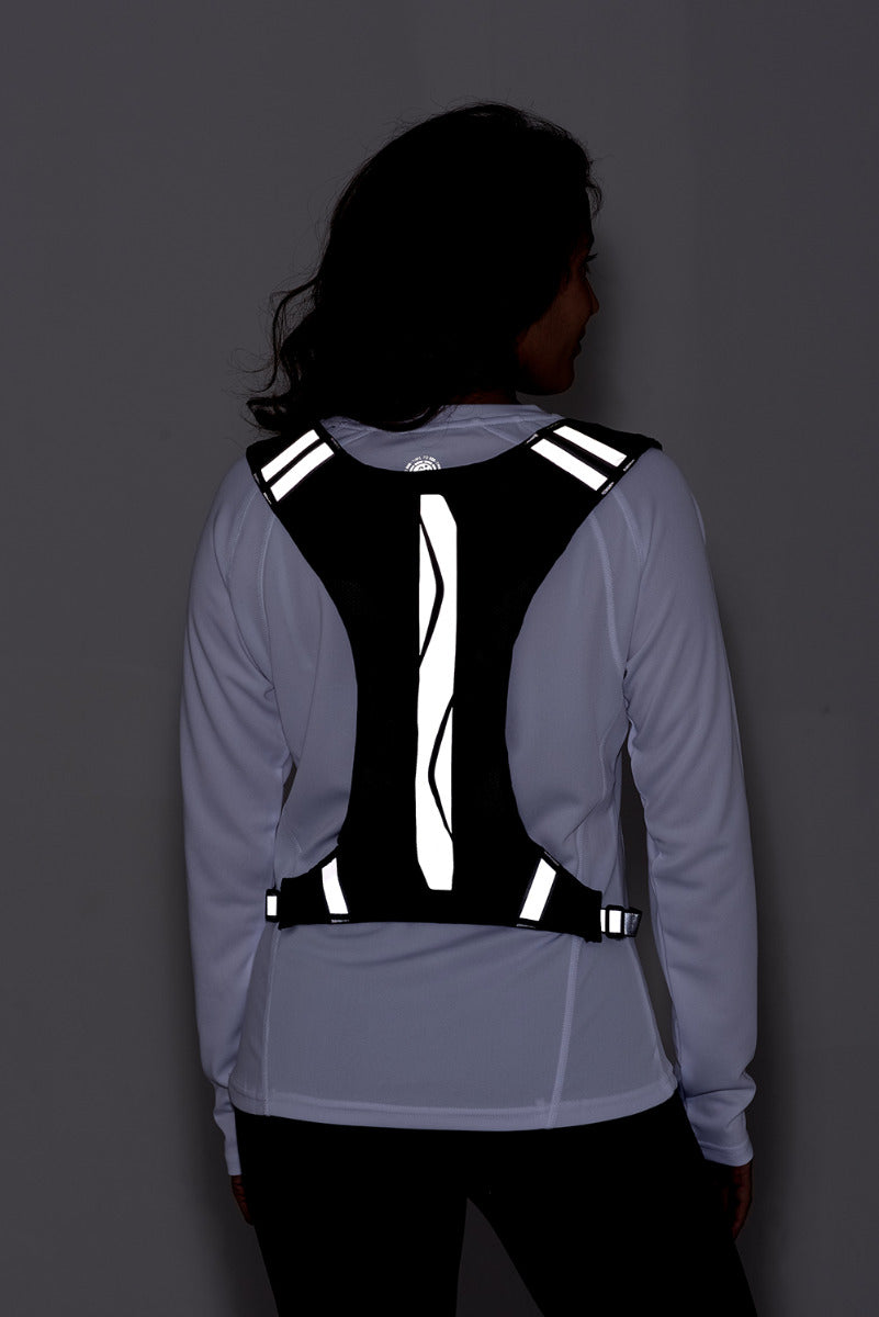 High Visibility Lycra Reflective Running Vest With Scotchlite