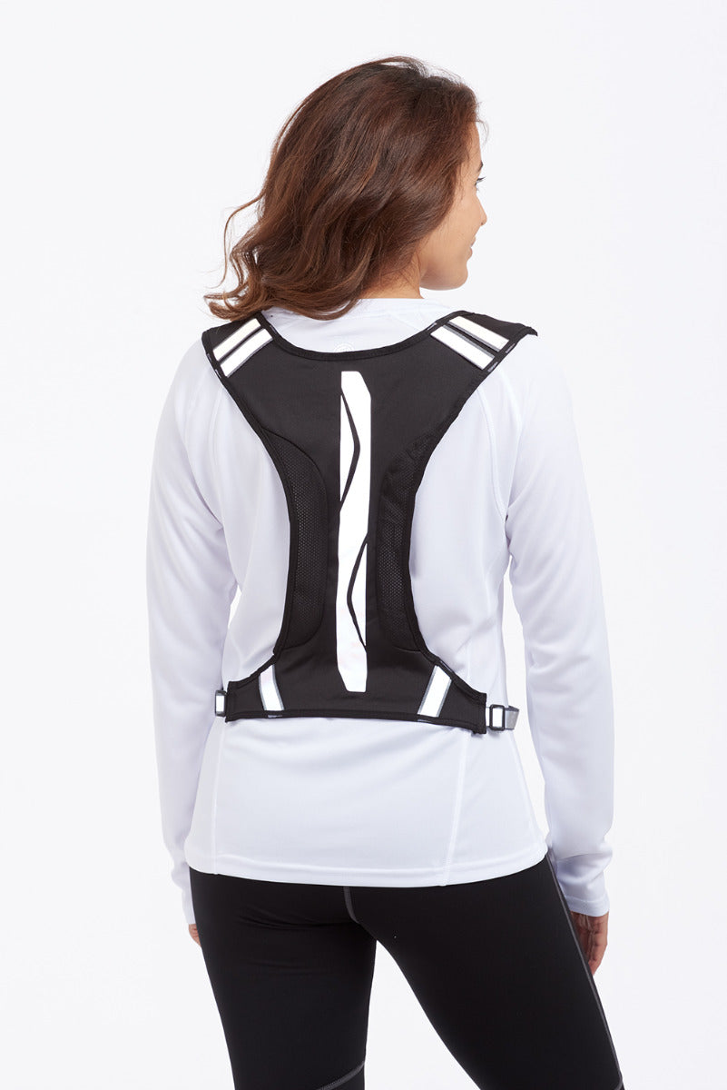 High Visibility Lycra Reflective Running Vest With Scotchlite