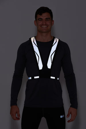 High Visibility Lycra Reflective Running Vest With Scotchlite