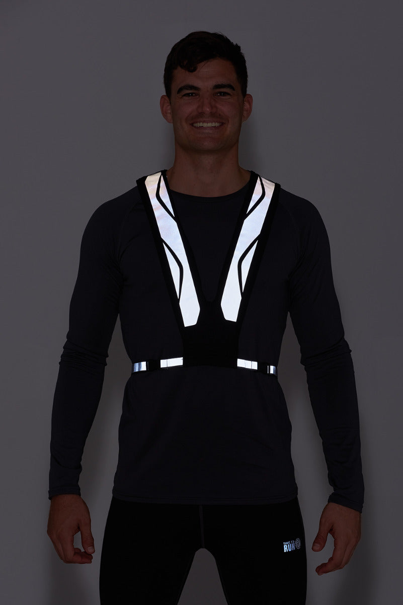 High Visibility Lycra Reflective Running Vest With Scotchlite