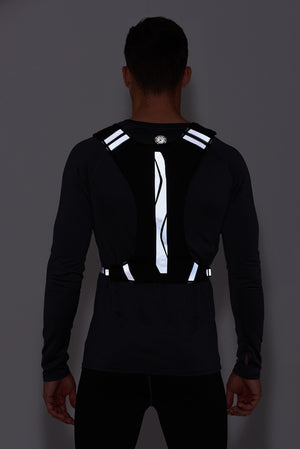 High Visibility Lycra Reflective Running Vest With Scotchlite