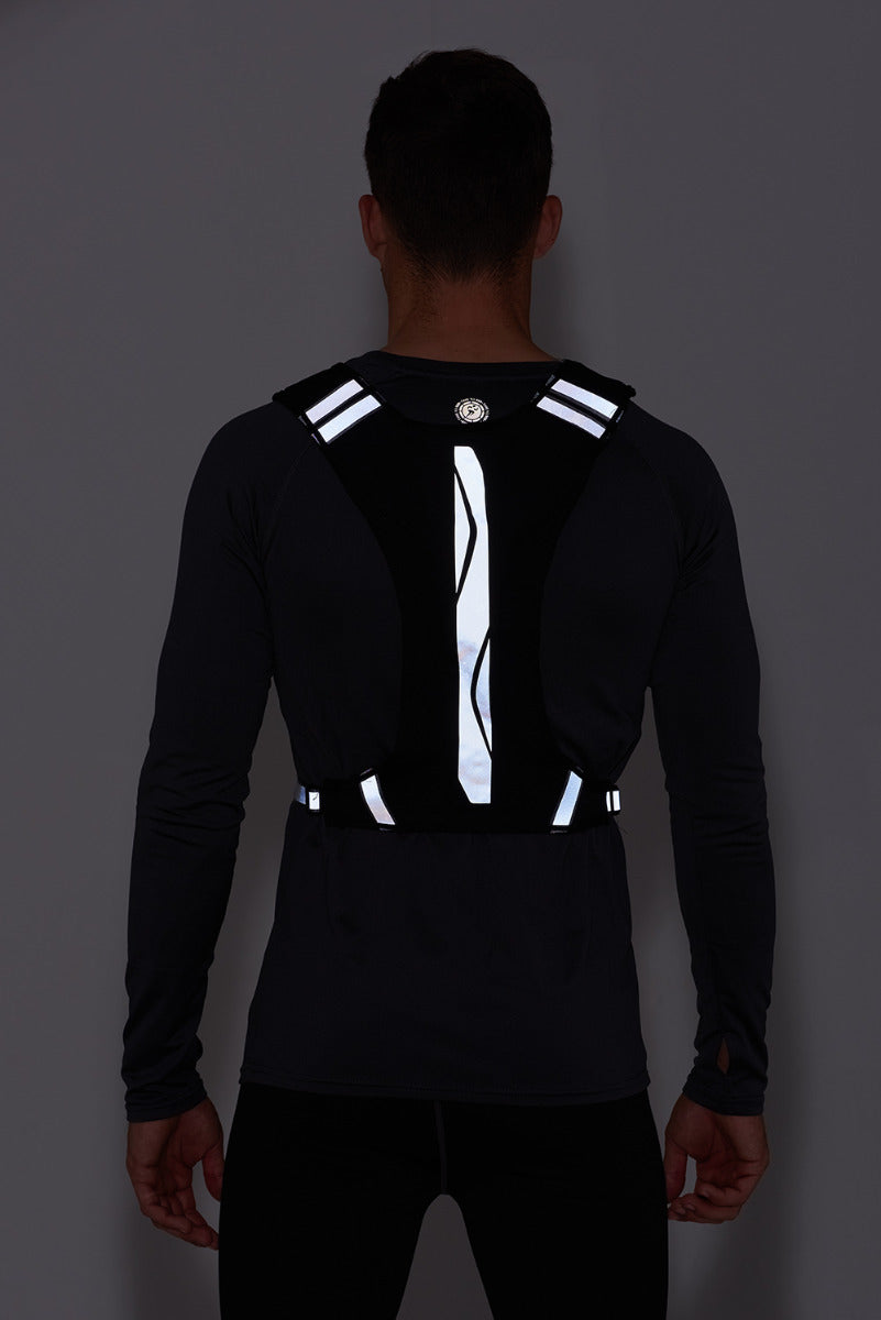 High Visibility Lycra Reflective Running Vest With Scotchlite