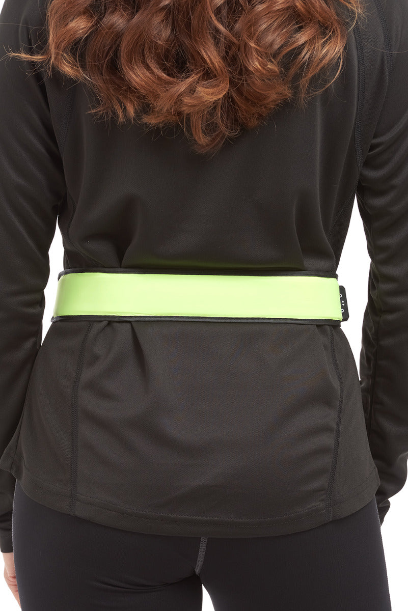 High Visibility USB Charged LED Runners Cyclists Belt Green