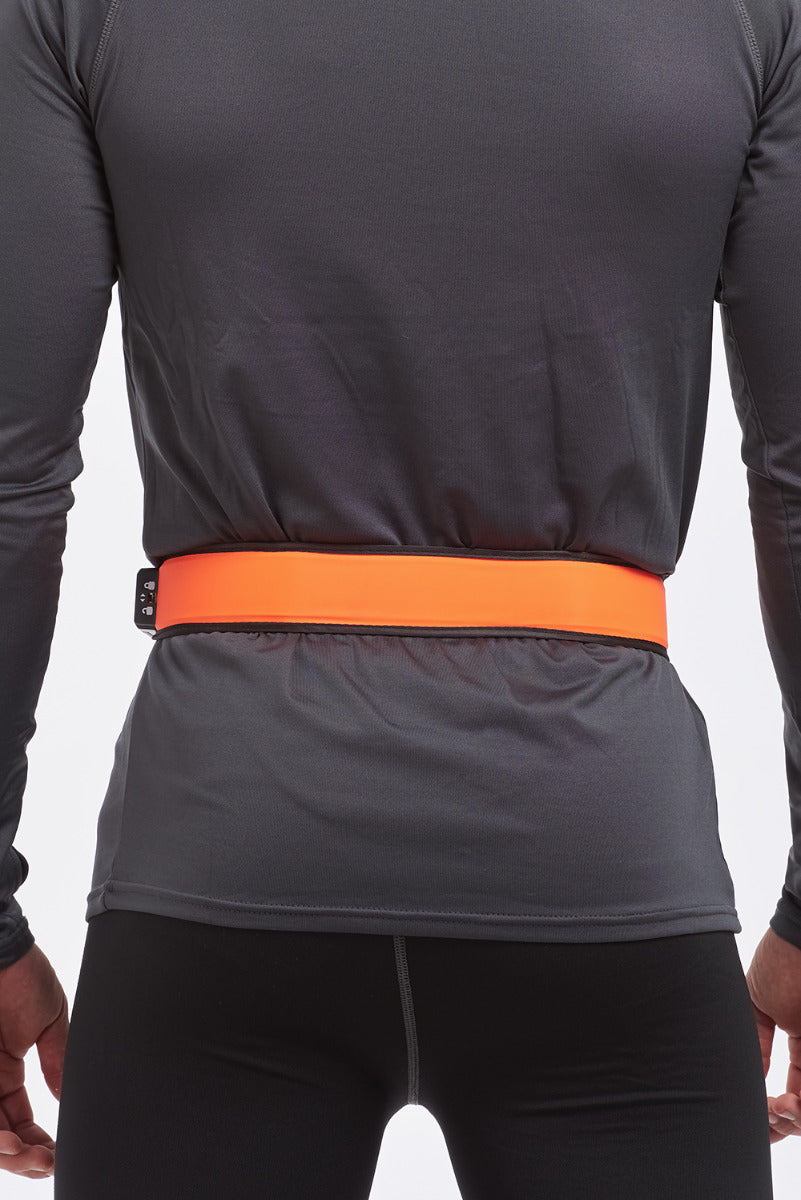 High Visibility USB Charged LED Runners Cyclists Belt Orange