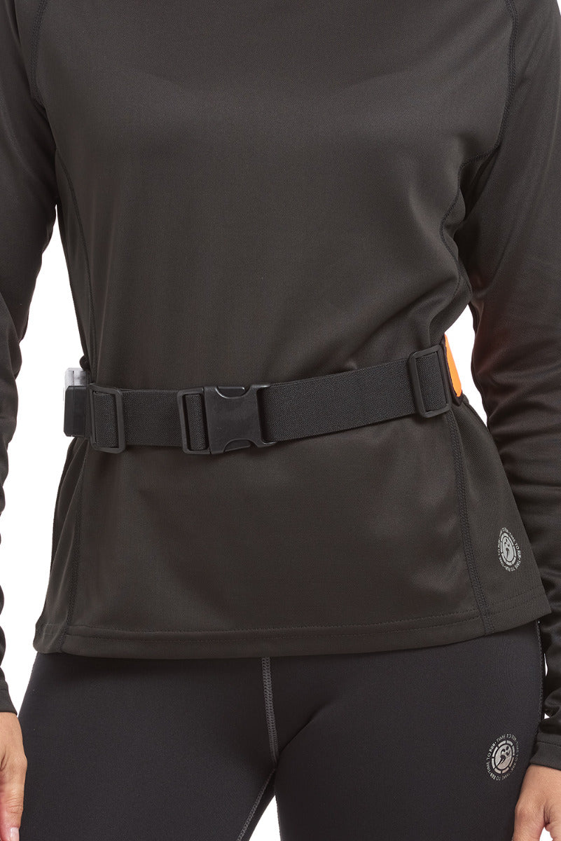 High Visibility USB Charged LED Runners Cyclists Belt Orange