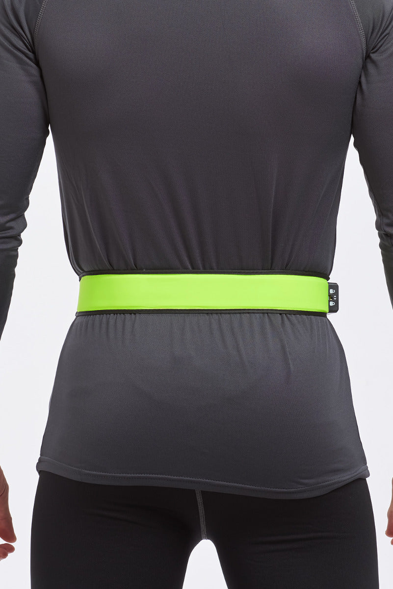High Visibility USB Charged LED Runners Cyclists Belt Green