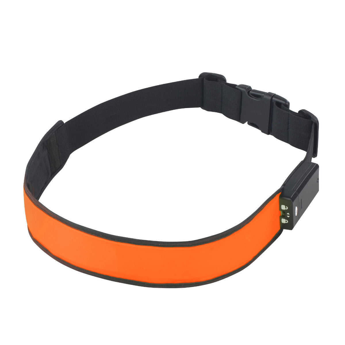High Visibility USB Charged LED Runners Cyclists Belt Orange