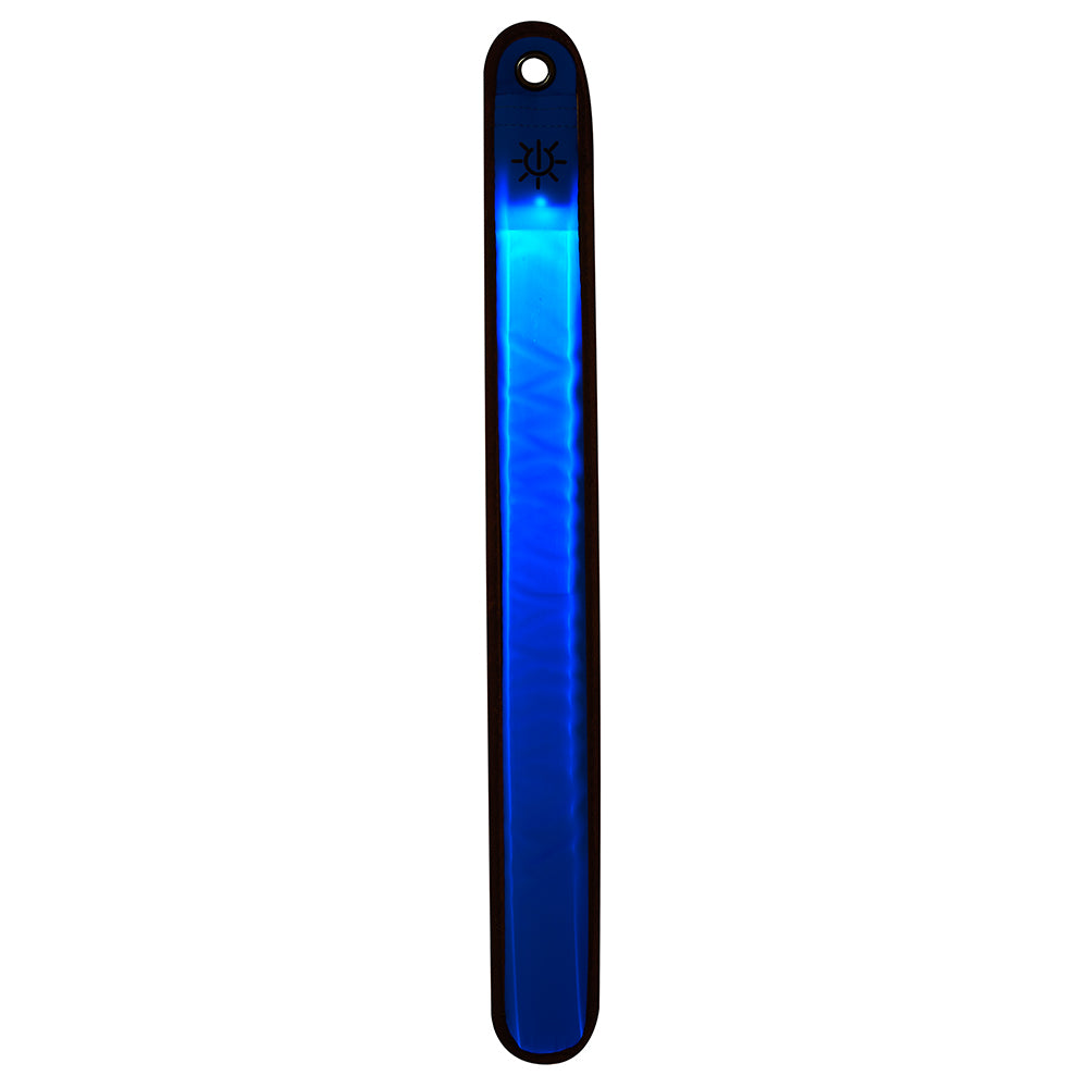 High Visibility Reflective Running Cycling LED Armband Pack of Two Blue