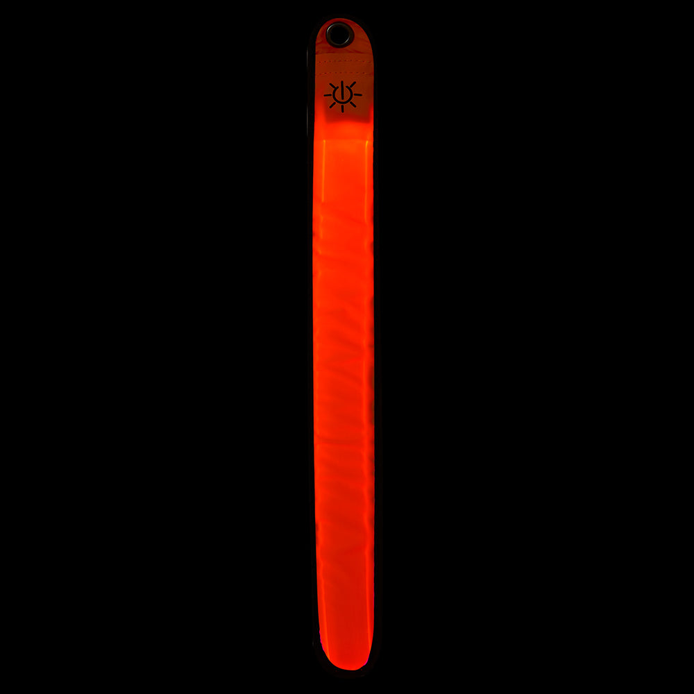 High Visibility Reflective Running Cycling LED Armband Pack of Two Orange