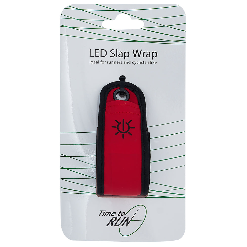 High Visibility Reflective Running Cycling LED Armband Pack of Two Red
