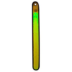 High Visibility Reflective Running Cycling LED Armband Pack of Two Green