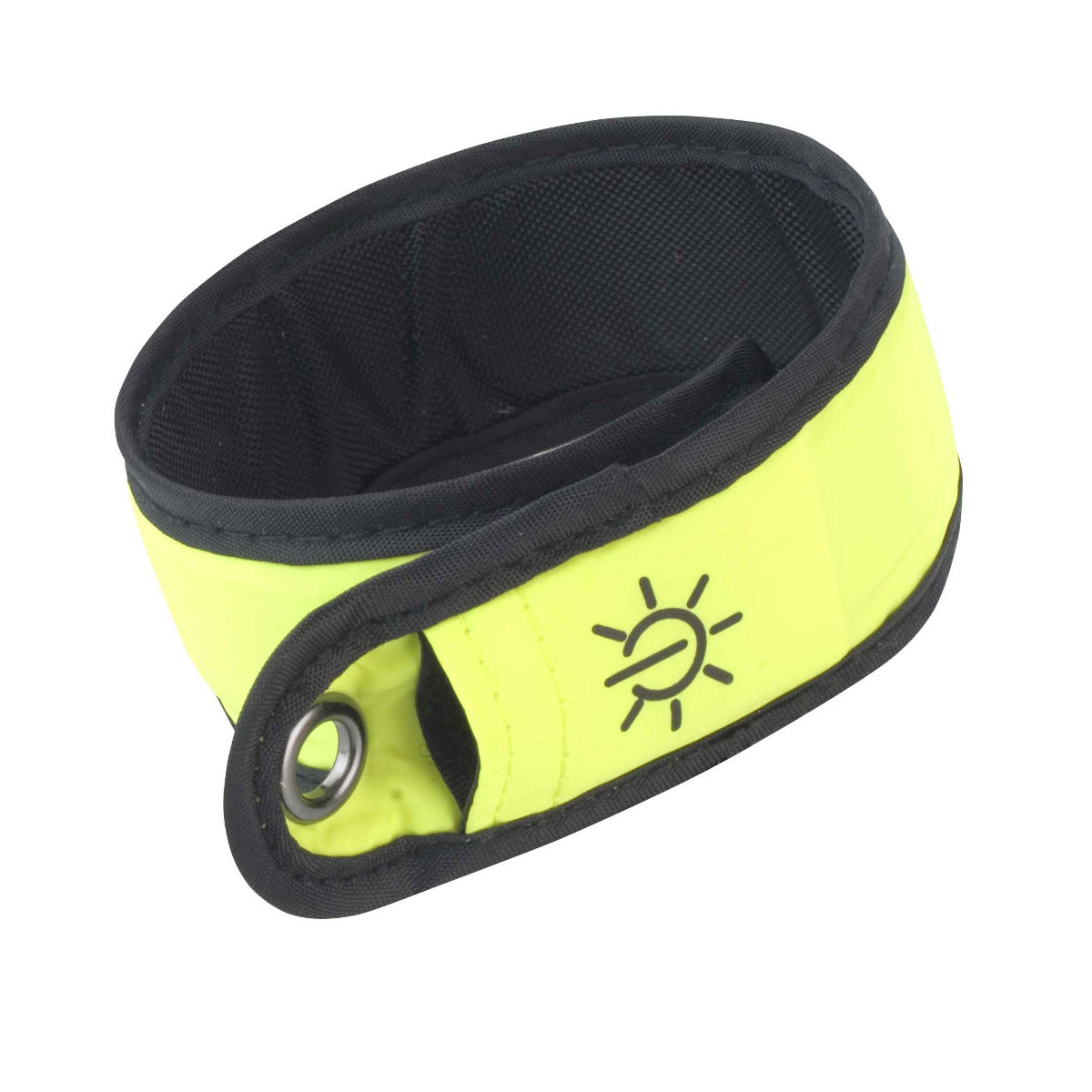 High Visibility Reflective Running Cycling LED Armband Pack of Two Green