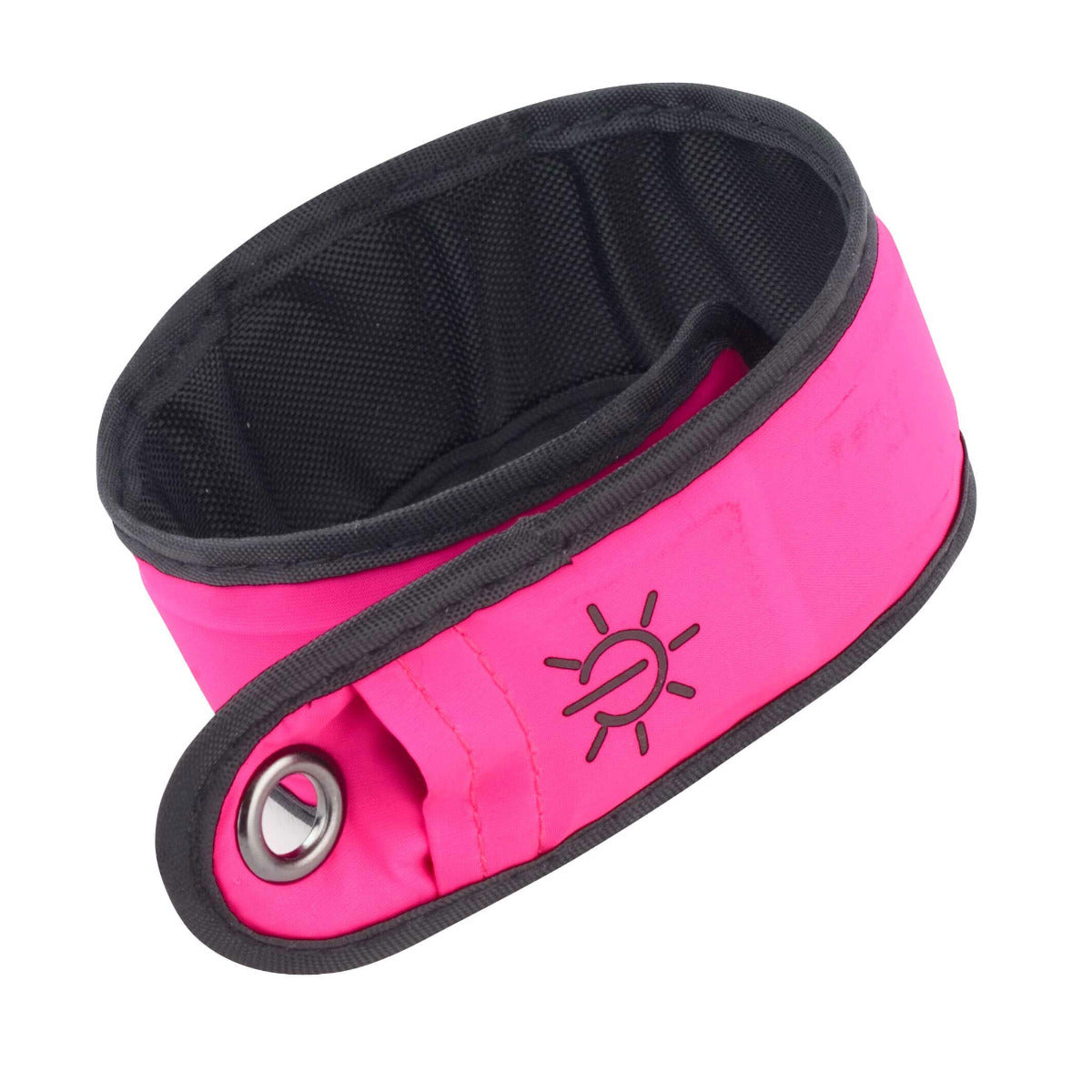 High Visibility Reflective Running Cycling LED Armband Pack of Two Pink