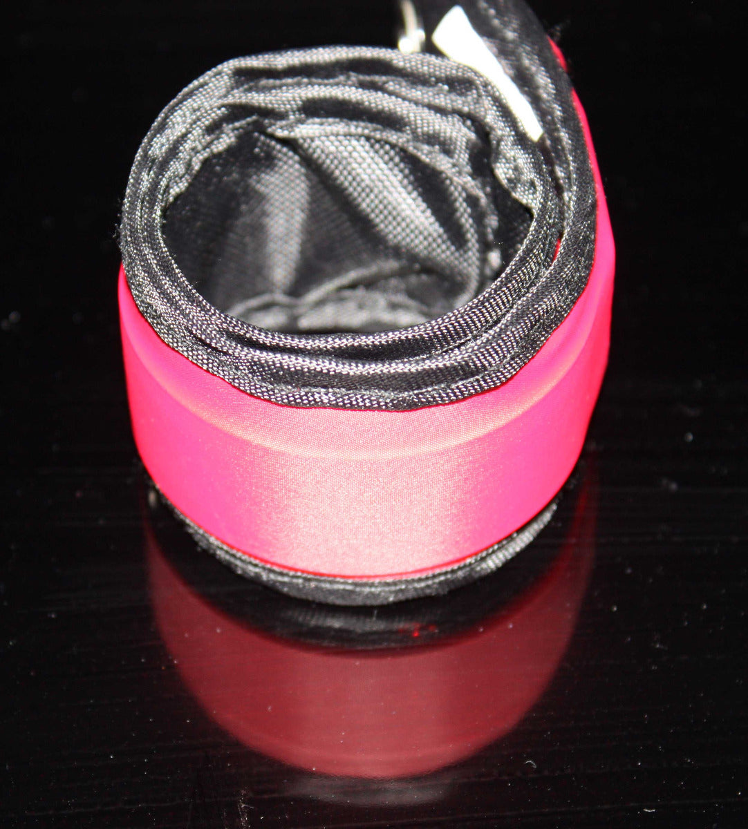 High Visibility Reflective Running Cycling LED Armband Pack of Two Pink