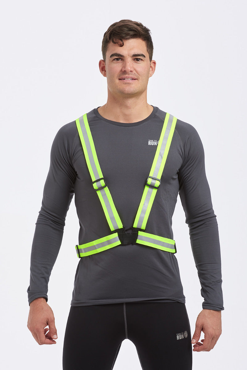 Adjustable High Visibility Reflective Running And Cycling Belt