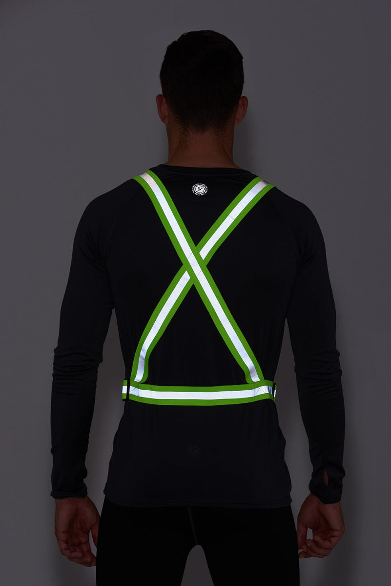 Adjustable High Visibility Reflective Running And Cycling Belt