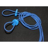 Blue Fleck Reflective Running & Triathlon Lock Laces