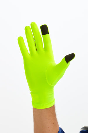 Lightweight Running Gloves With Touchscreen Function Yellow