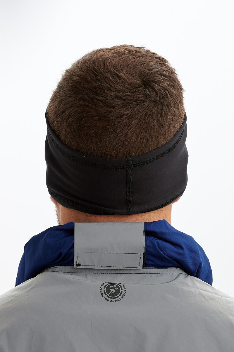 Time to Run Lightweight Running Headband Black