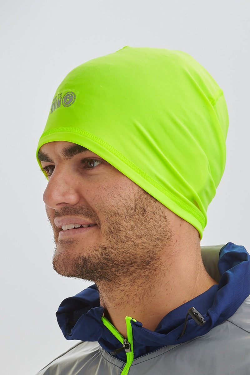 Time to Run Unisex Lightweight Quick Dry Running Hat Lime