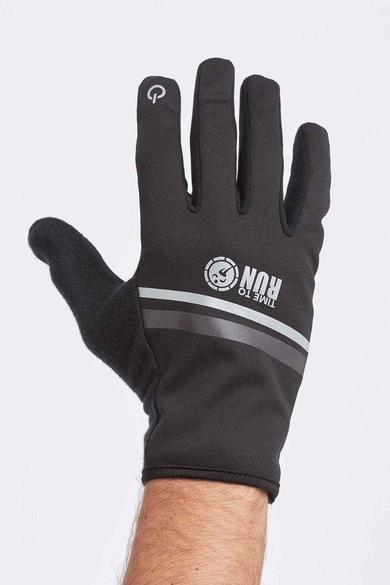 Windproof Pro Spirit Reflective Running-Cycling Glove-Black