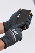 Windproof Pro Spirit Reflective Running/Cycling Glove-Charcoal Grey