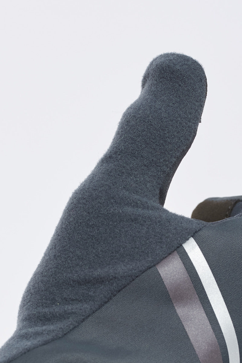 Windproof Pro Spirit Reflective Running/Cycling Glove-Charcoal Grey