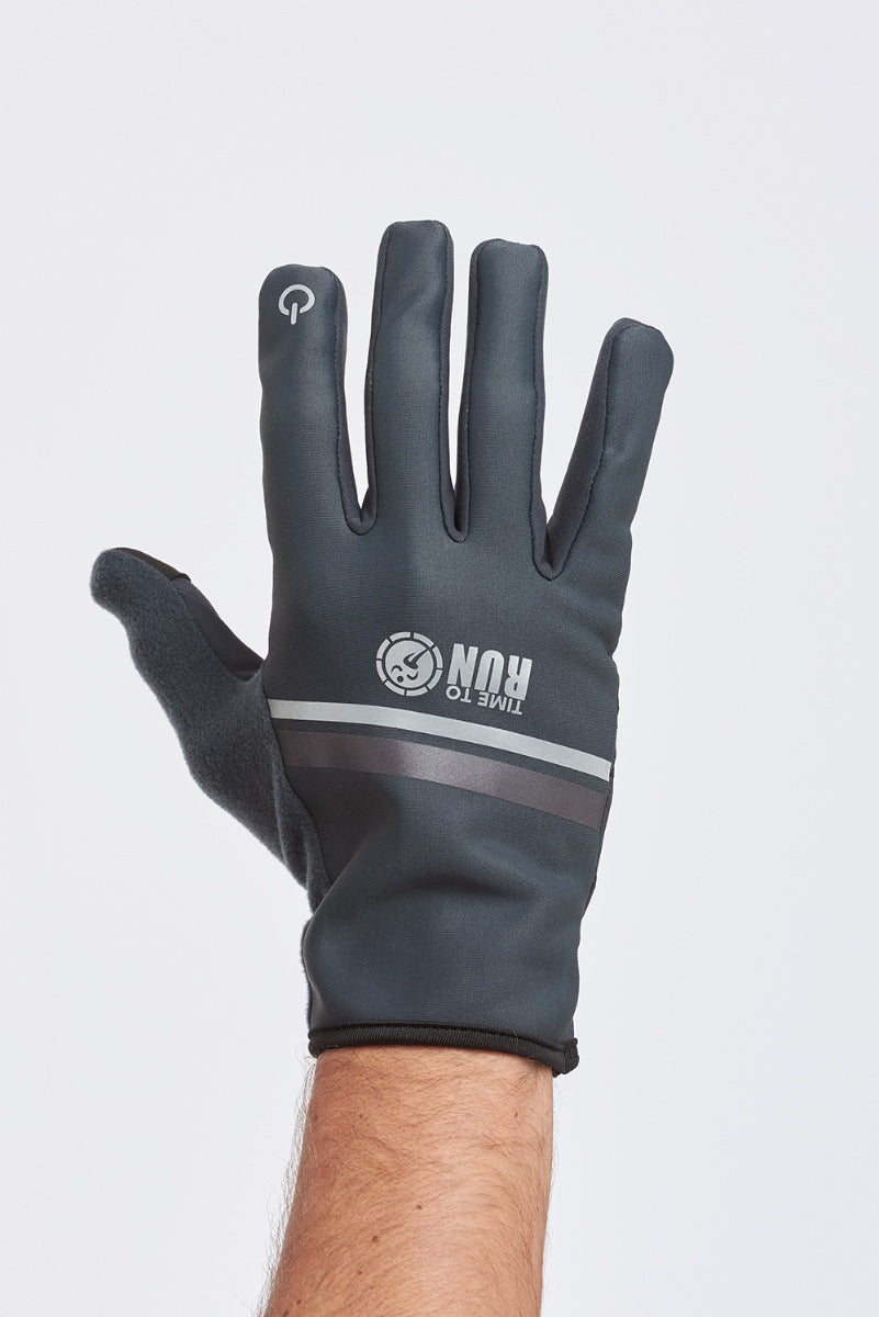 Windproof Pro Spirit Reflective Running/Cycling Glove-Charcoal Grey