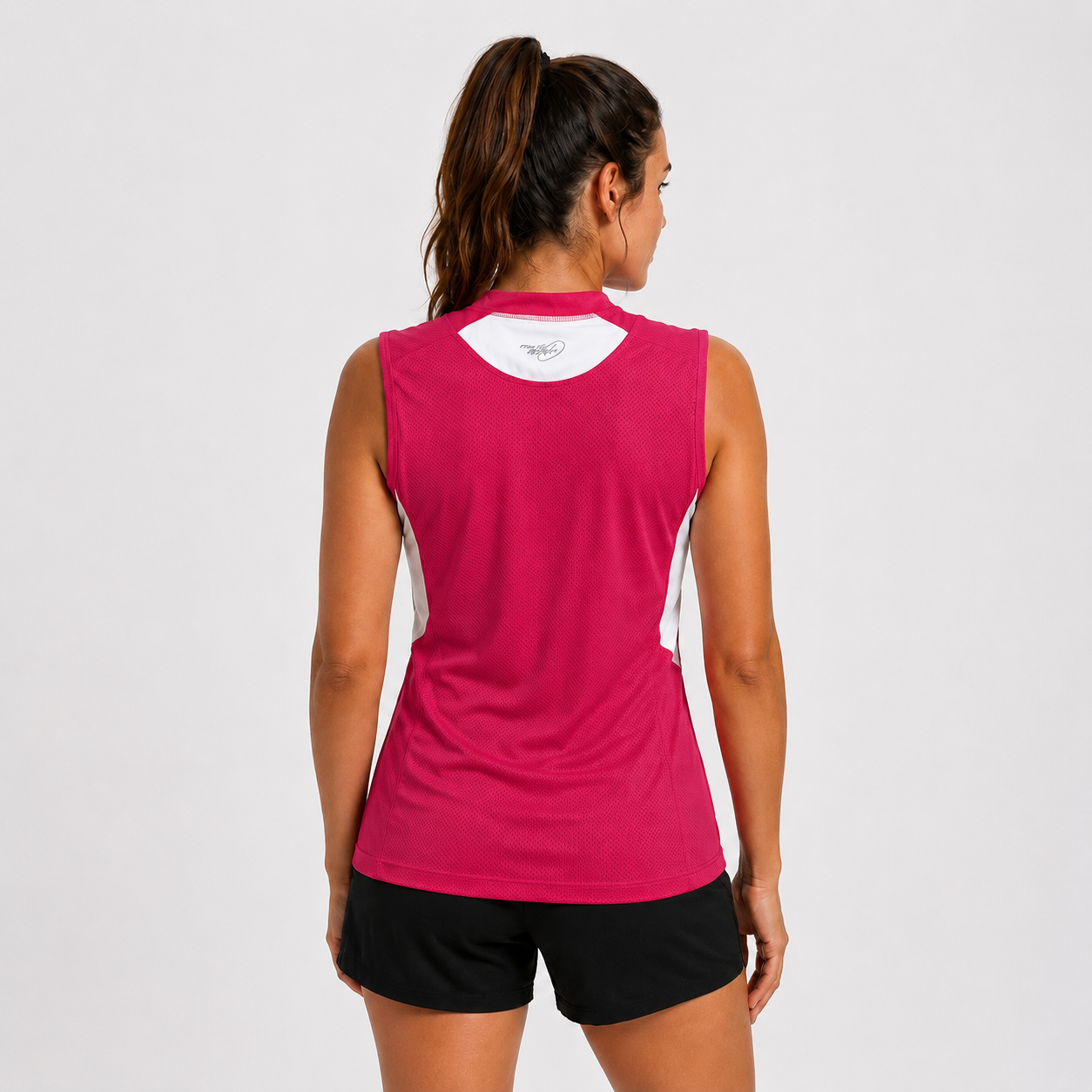 Women's Sleeveless Running T-Shirt - Raspberry