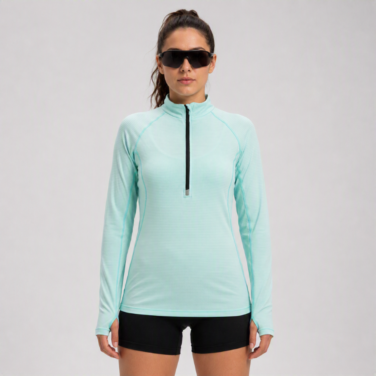 Women's Quick Dry Thermal Running Top - Mint