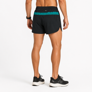 Men's 2.5" Running & Training Shorts - Black/Green