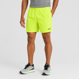 Men's 2-in-1 Trail Running Shorts - Lime Green