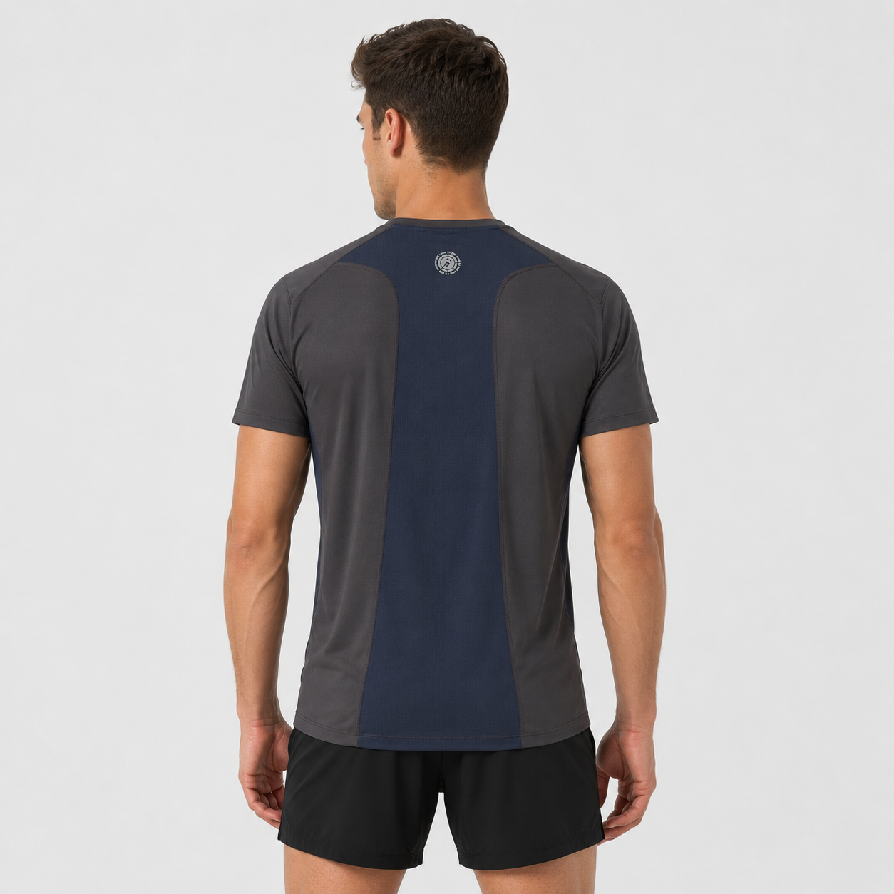 Men's Short Sleeve Running T-Shirt - Grey