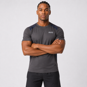 Men's Short Sleeve Running T-Shirt - Grey