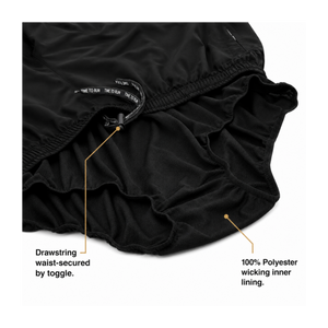 Men's 2.5" Running & Training Shorts - Black/Green