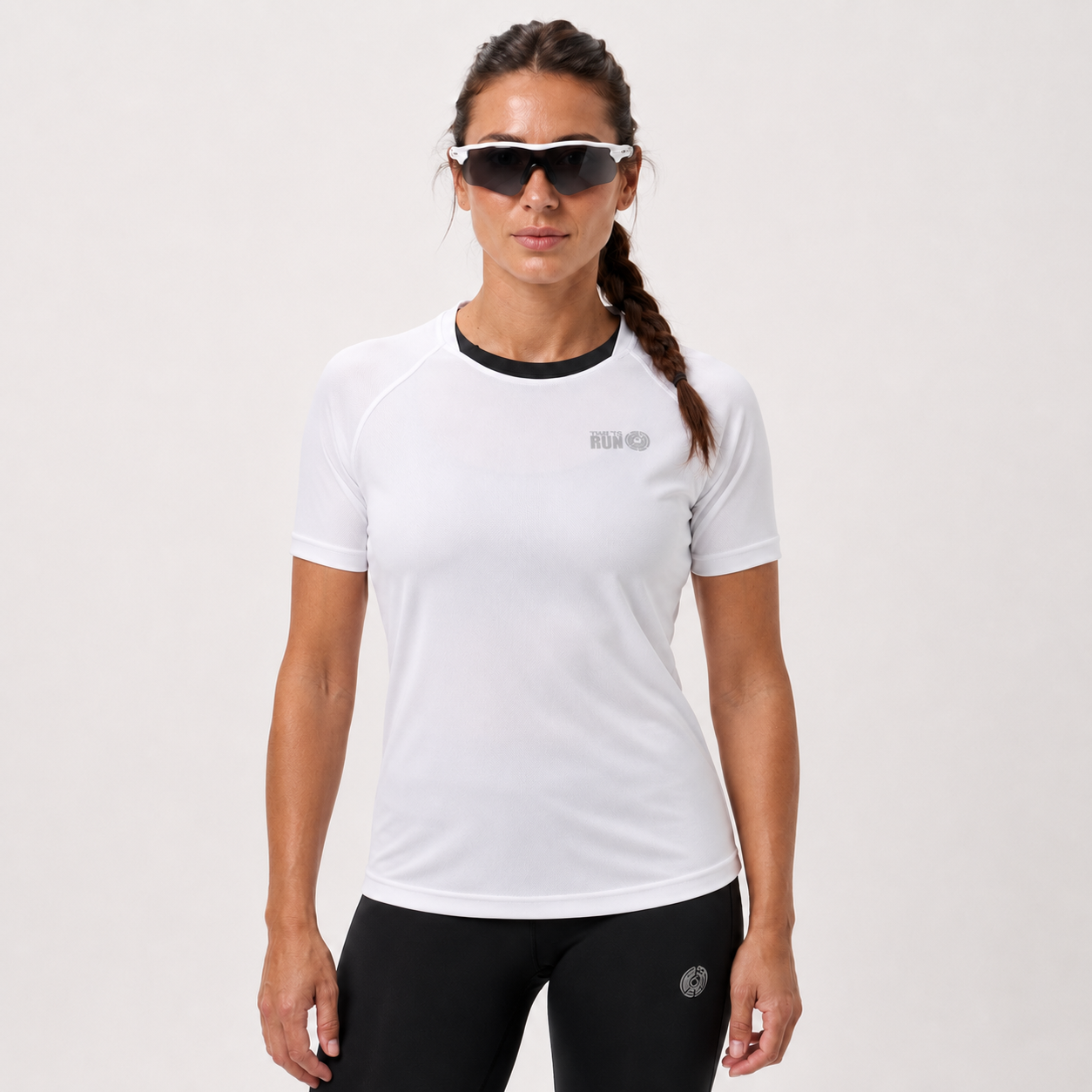 Women's Short Sleeve Running T-Shirt - White