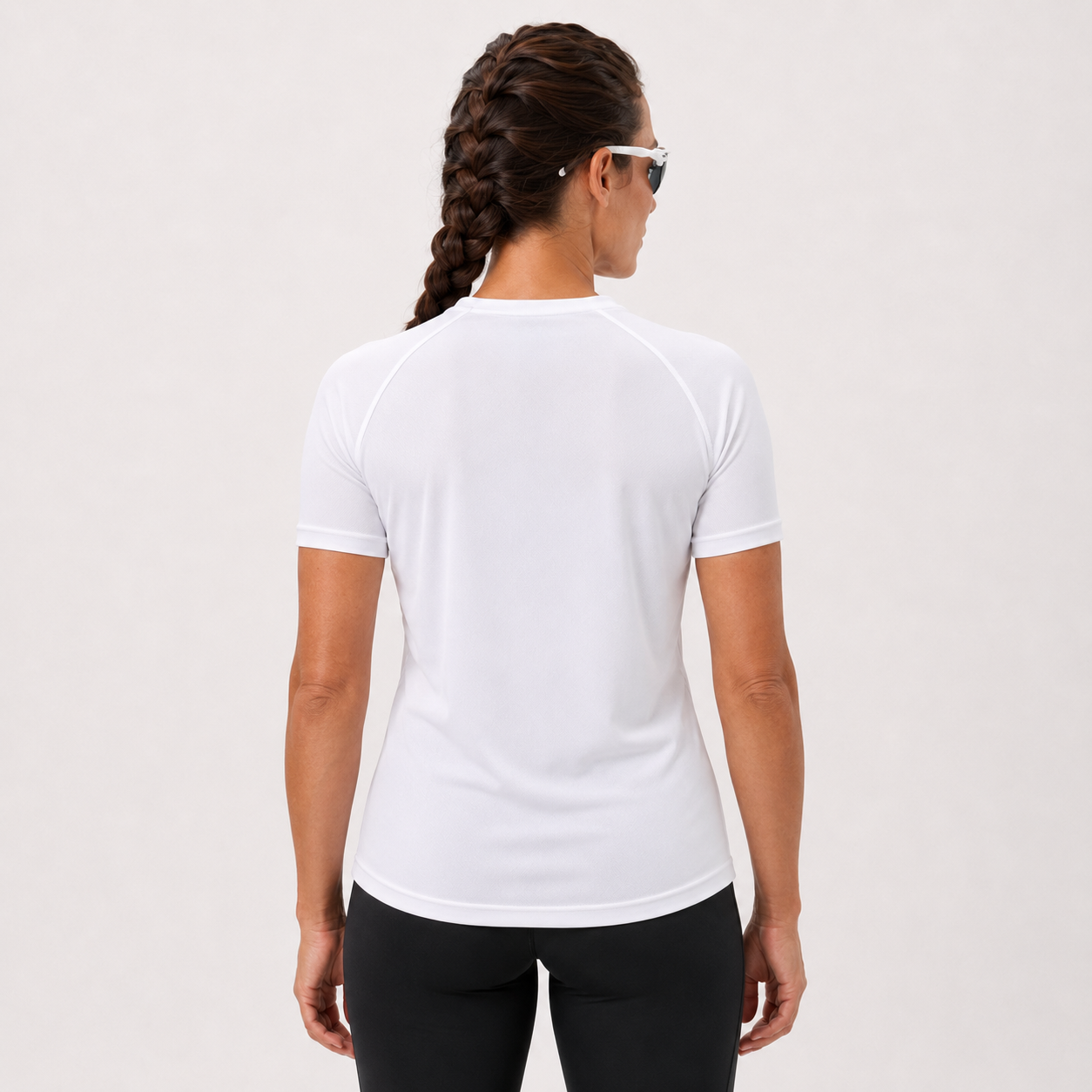 Women's Short Sleeve Running T-Shirt - White