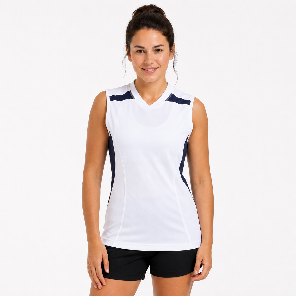 Women's Sleeveless Running T-Shirt - White