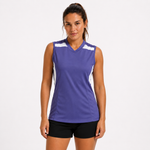 Women's Sleeveless Running T-Shirt - Purple