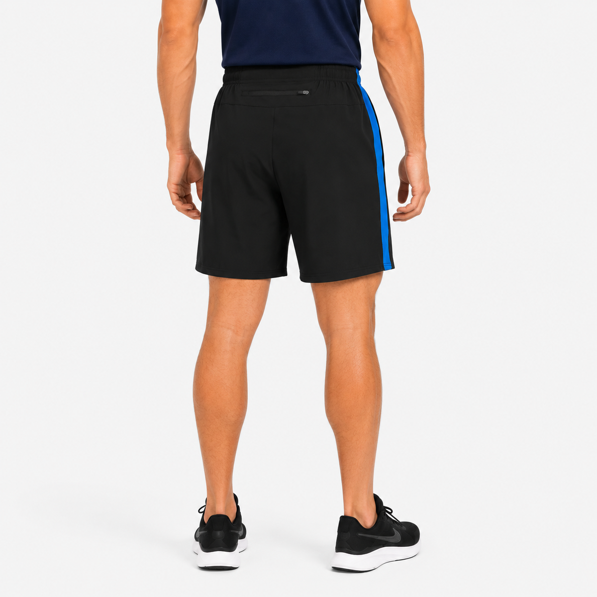 Men's Trail Shorts - Black/Blue