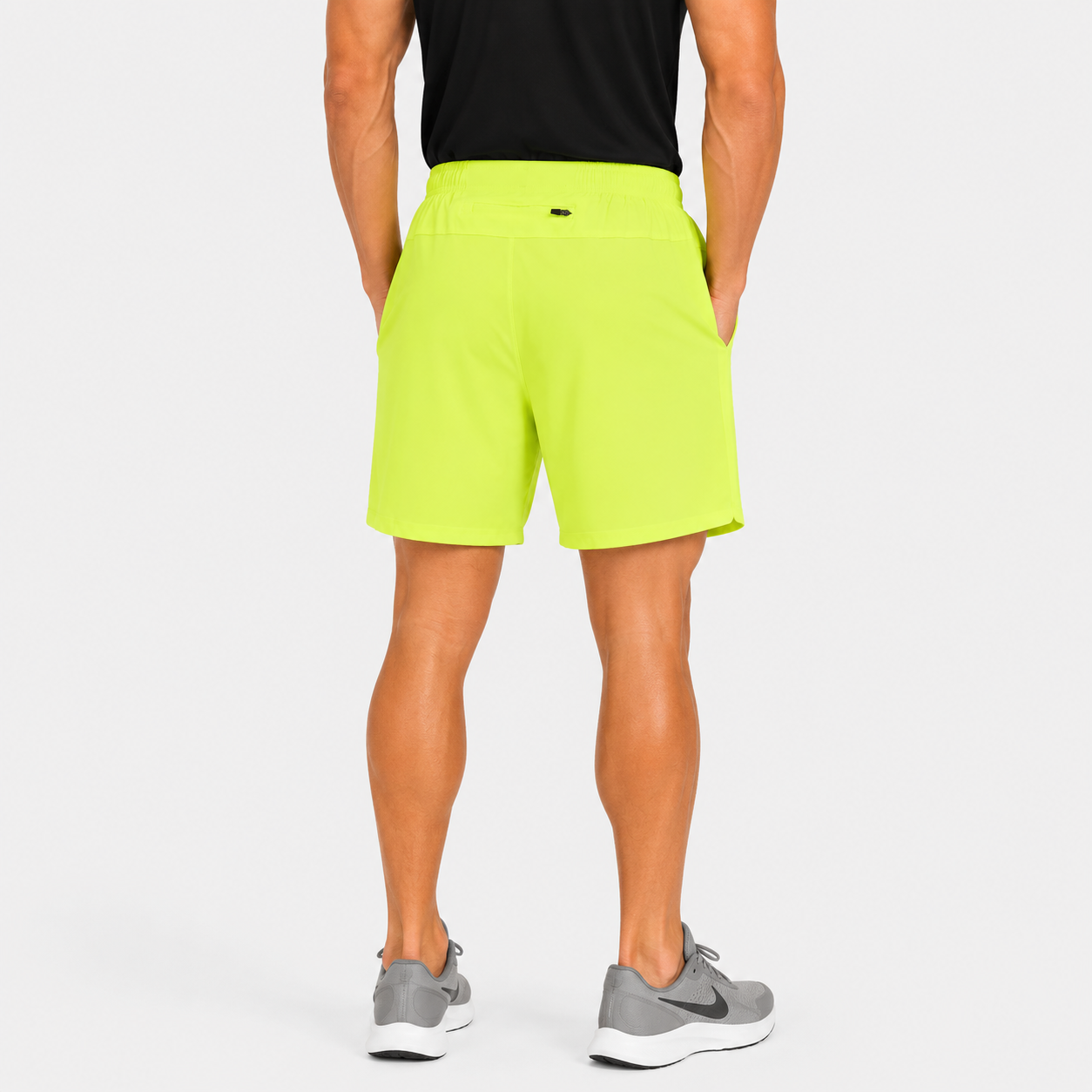 Men's Trail Running Shorts - Lime