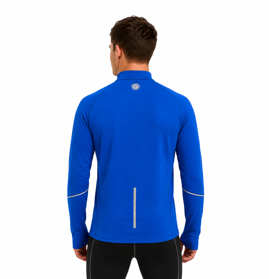 Men's Long Sleeve Thermal Running Top - Blue