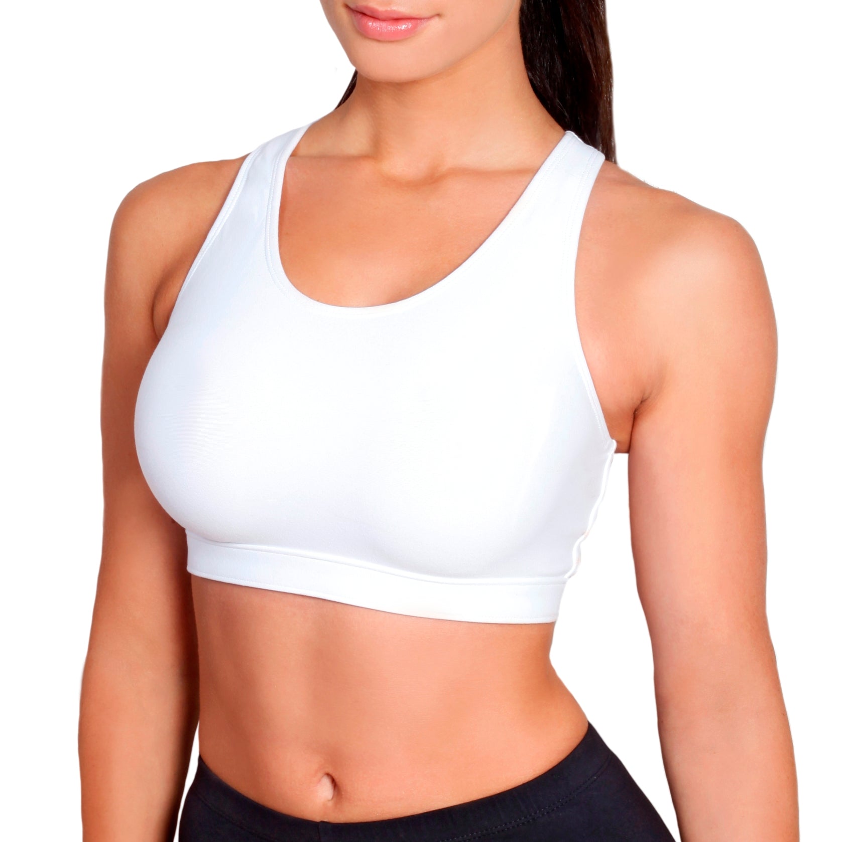 Sportjock Super Sports Bra Medium White-Clearance Price Last One!
