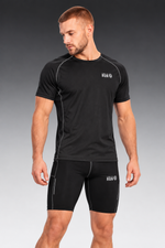 Men's Compression Half Tights - Black