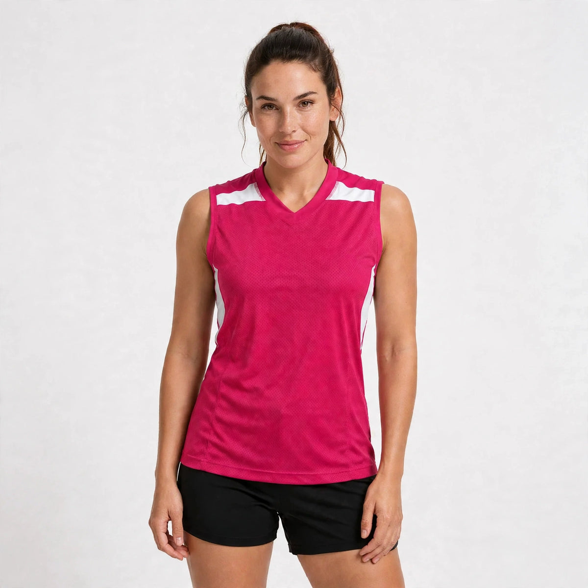 Women's Sleeveless Top - Raspberry