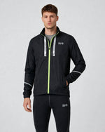 Men's Windproof Jacket - Black/Lime