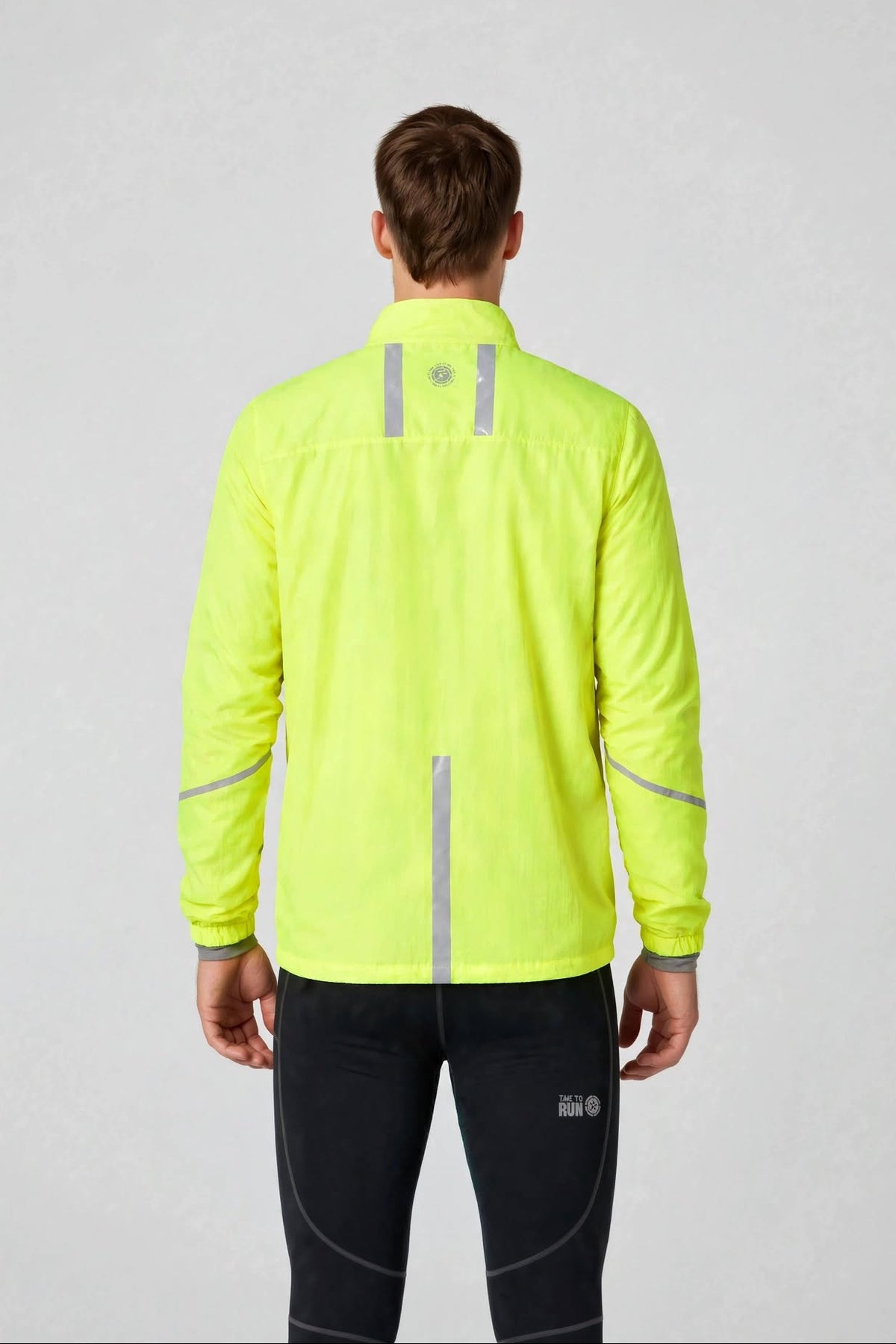 Men's Windproof Jacket - Lime Green