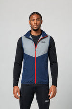 Men’s Reflective Windproof Gilet - Navy