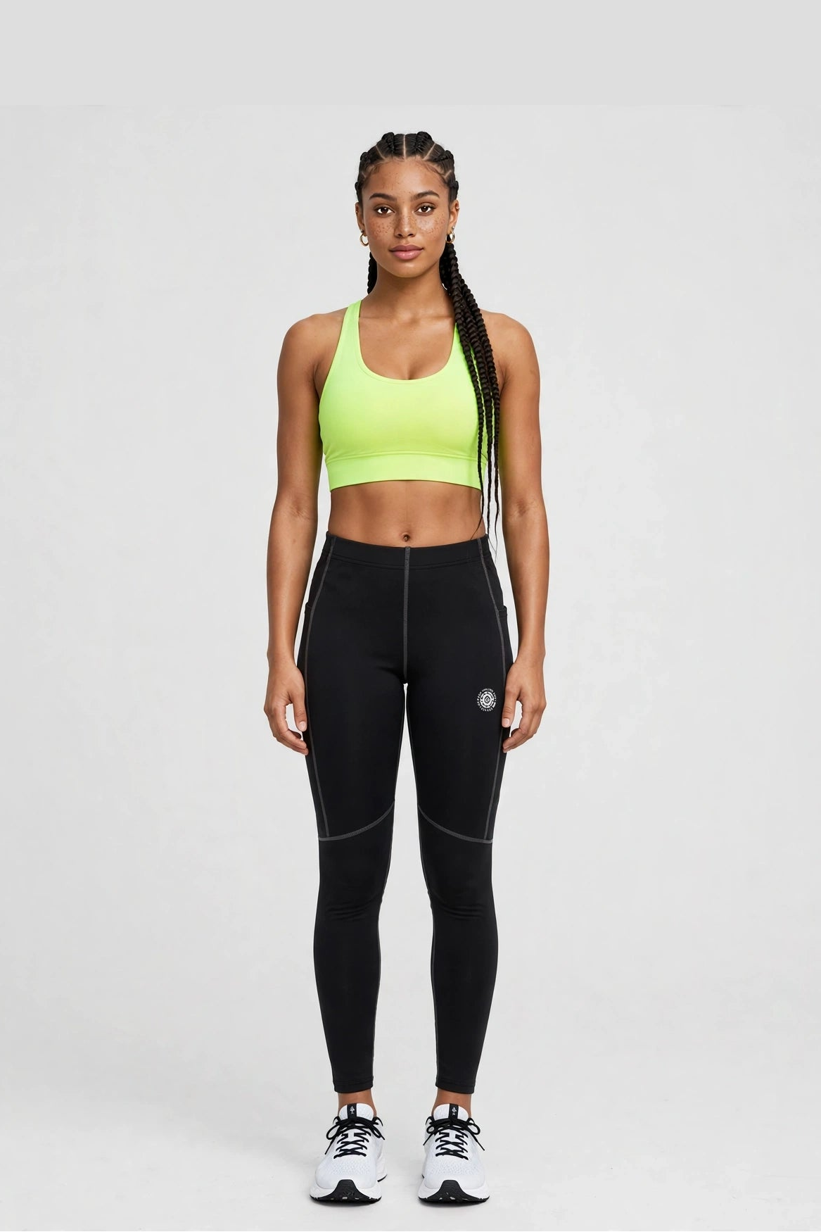 Women's Pro Spirit Running Tights - Black